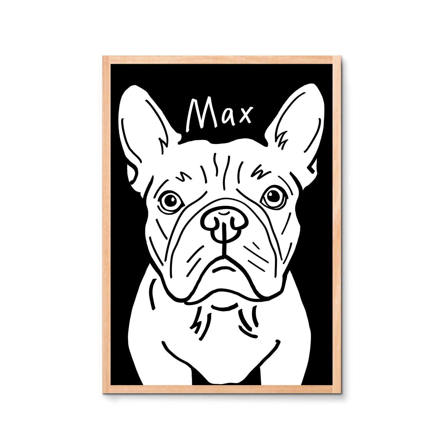 Personalized Modern Retro Pet Poster
