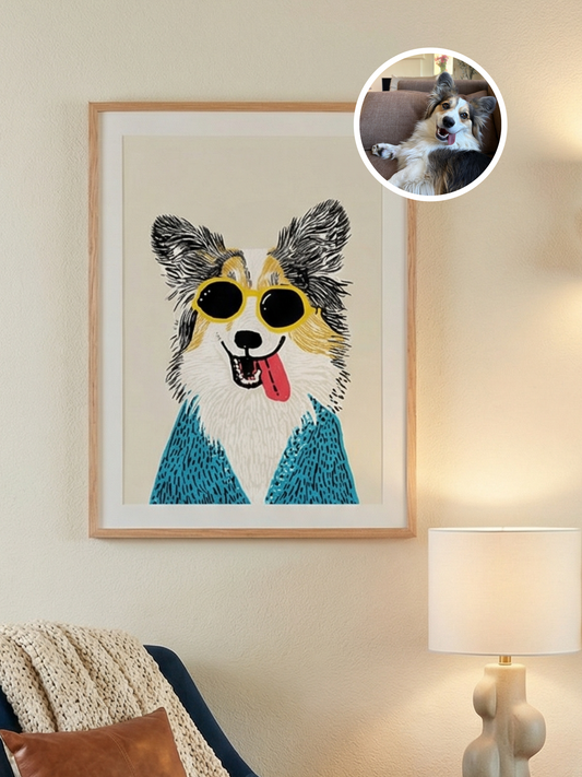 Personalized Funky Pet Portrait