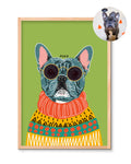 Personalized Pop Art Pet Portrait