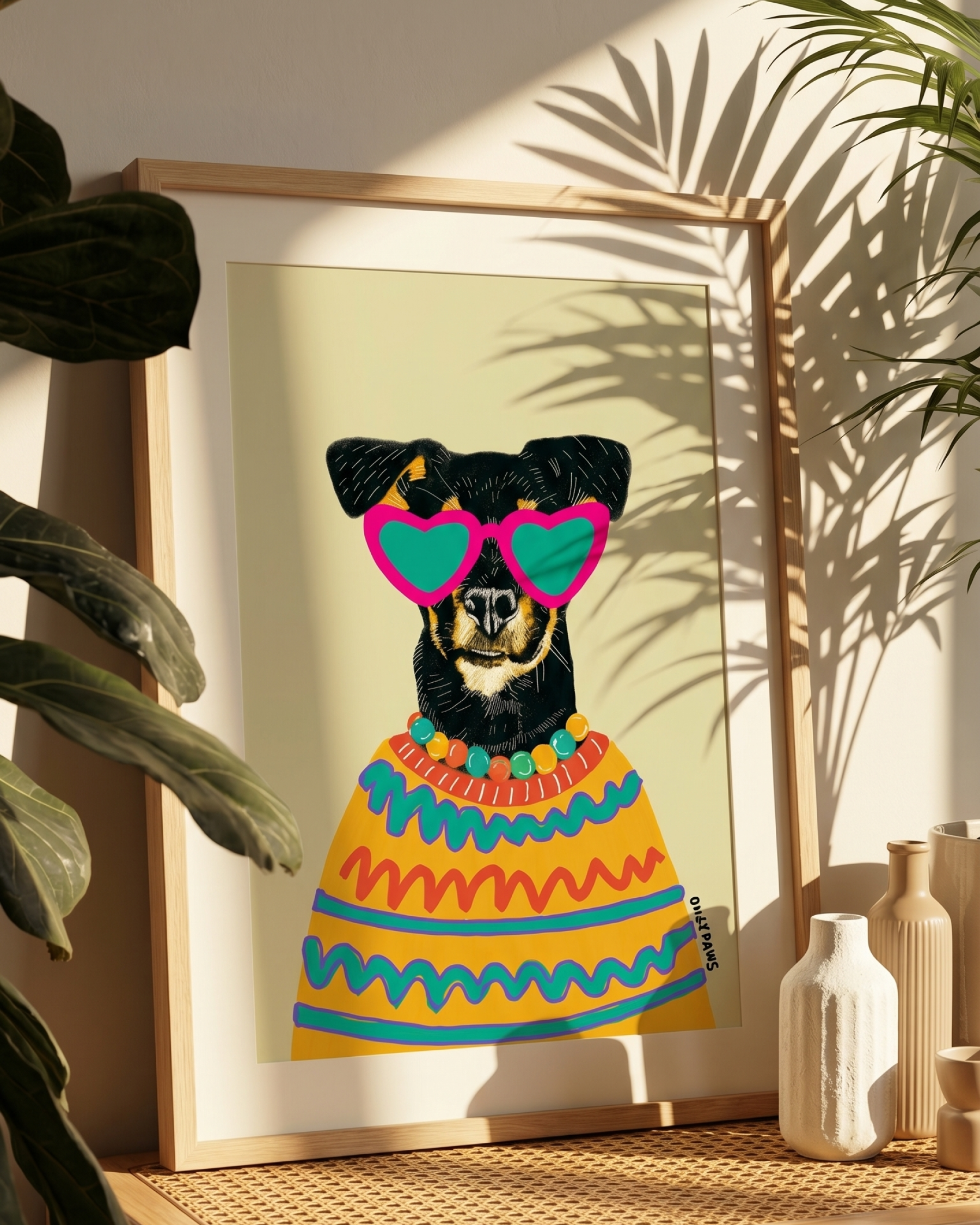 Personalized Pop Art Pet Portrait