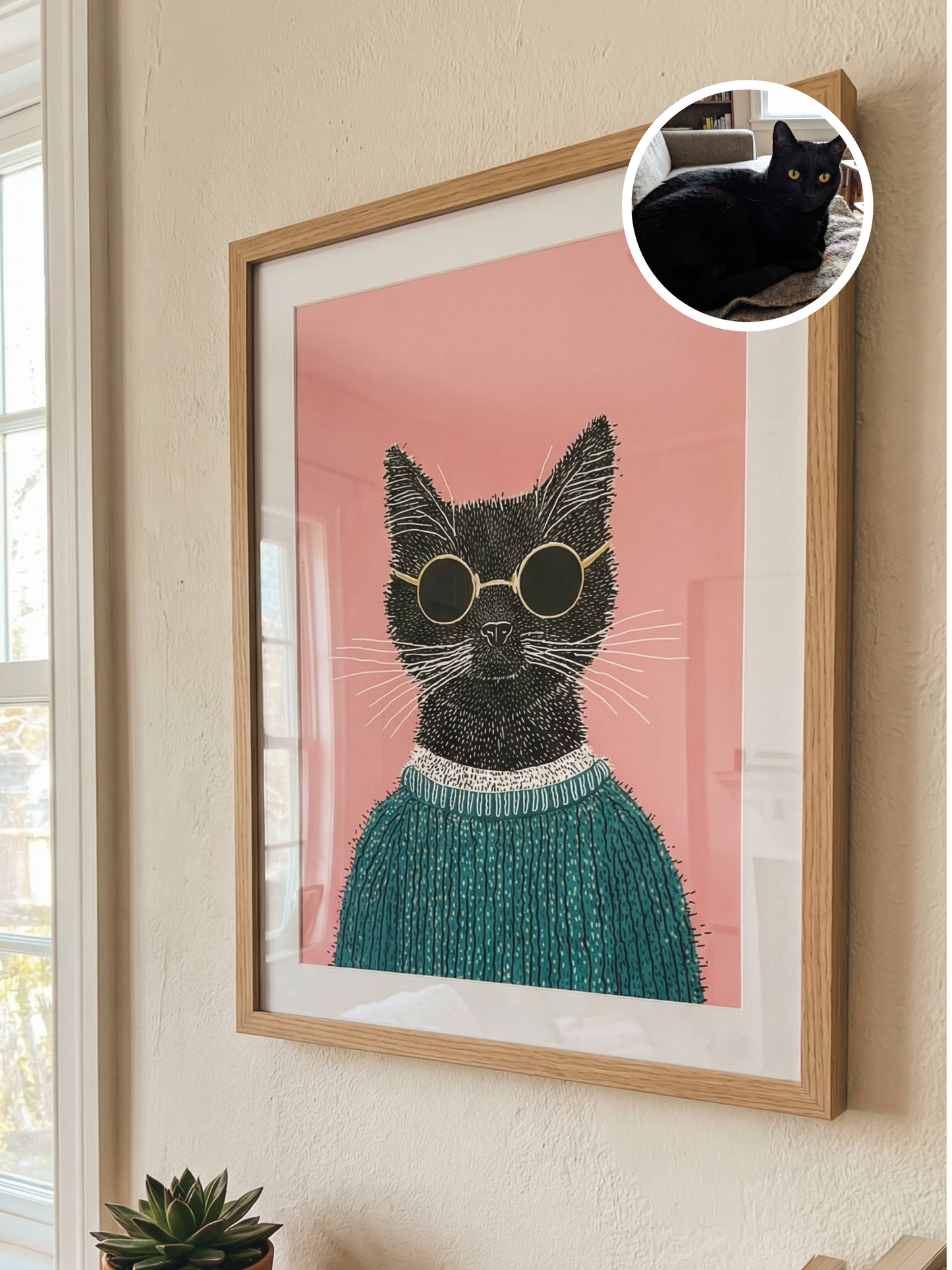 Personalized Funky Pet Portrait