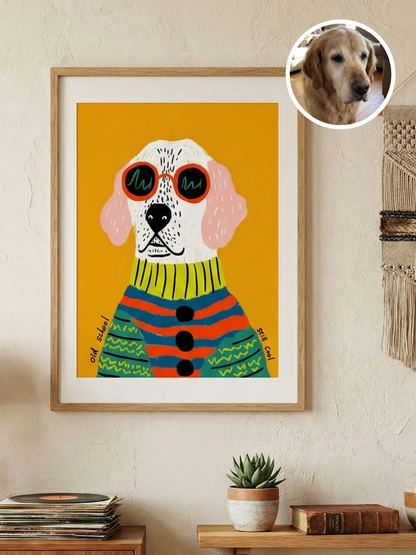 Personalized Funky Pet Portrait